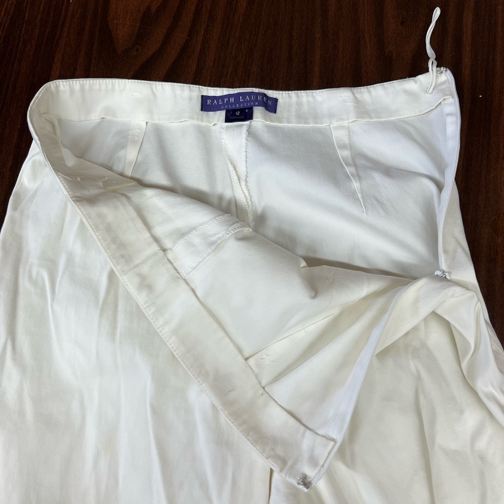 VINTAGE Women’s Ralph Lauren White Linen Pants